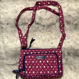 Vera Bradley Pink Geometric Crossbody Bag